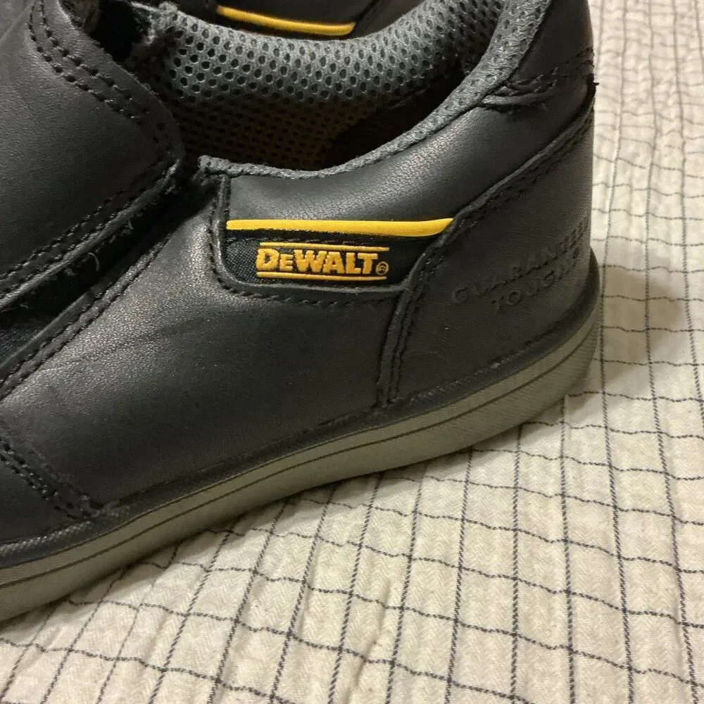 DEWALT Men's Work Steel Toe Shoes Black Work Safety Shoes Size 7